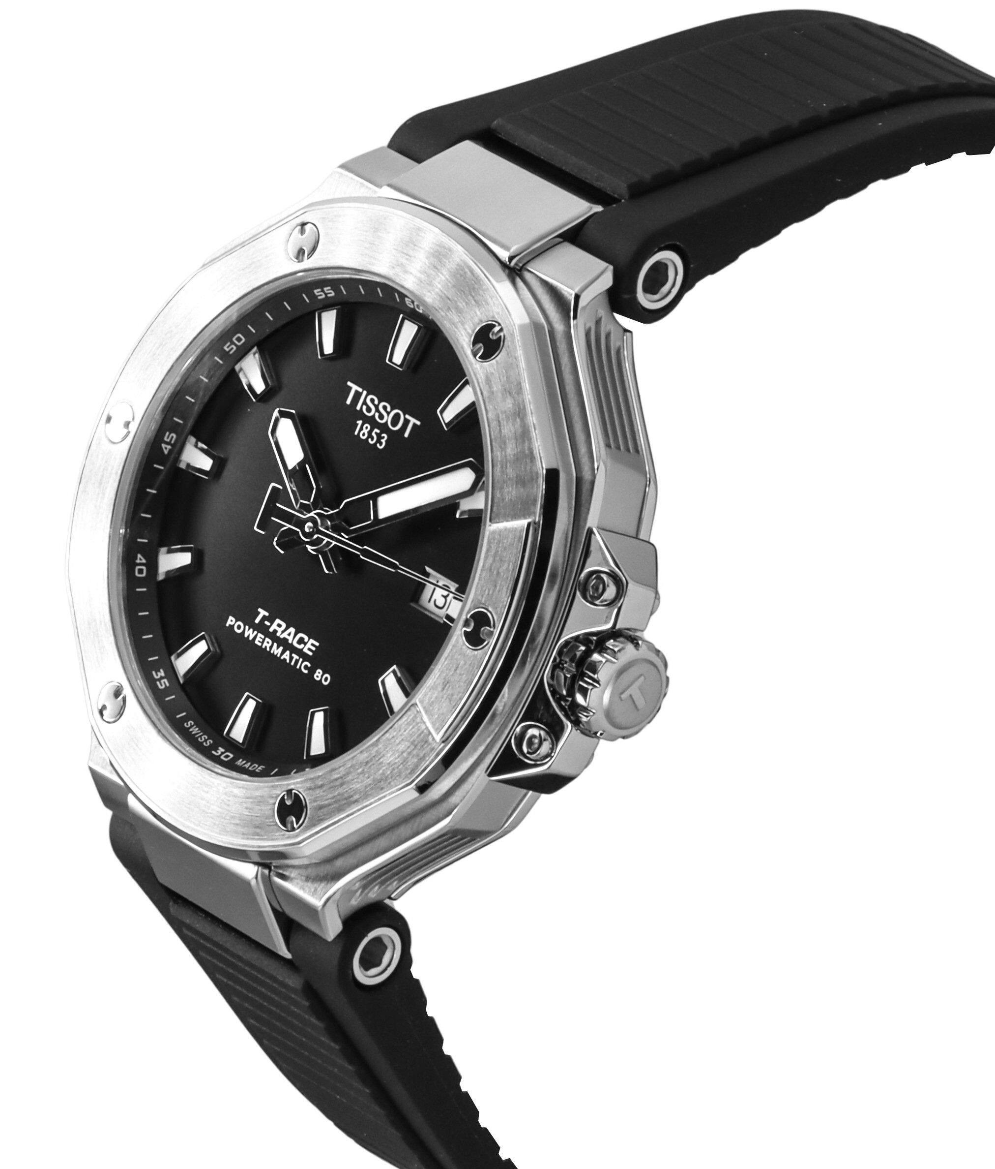 TISSOT 1853  
T-RACE  
POWERMATIC 80  
SWISS MADE