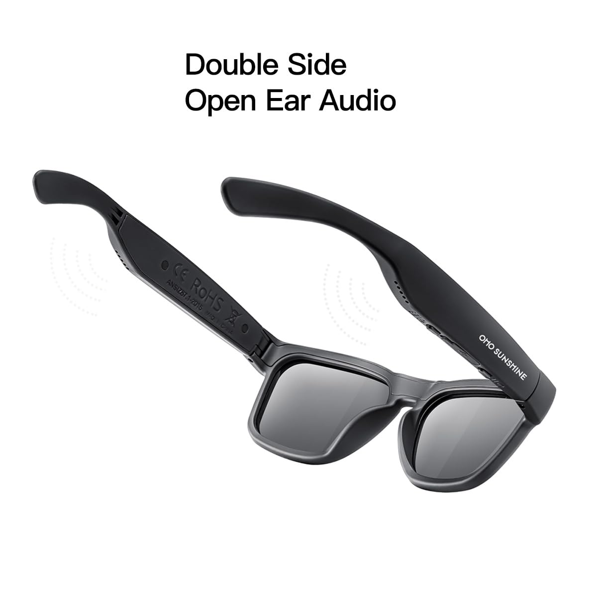 Double Side Open Ear Audio, CE, ANSI/Z80.3:2015, D x O SUNSHINE