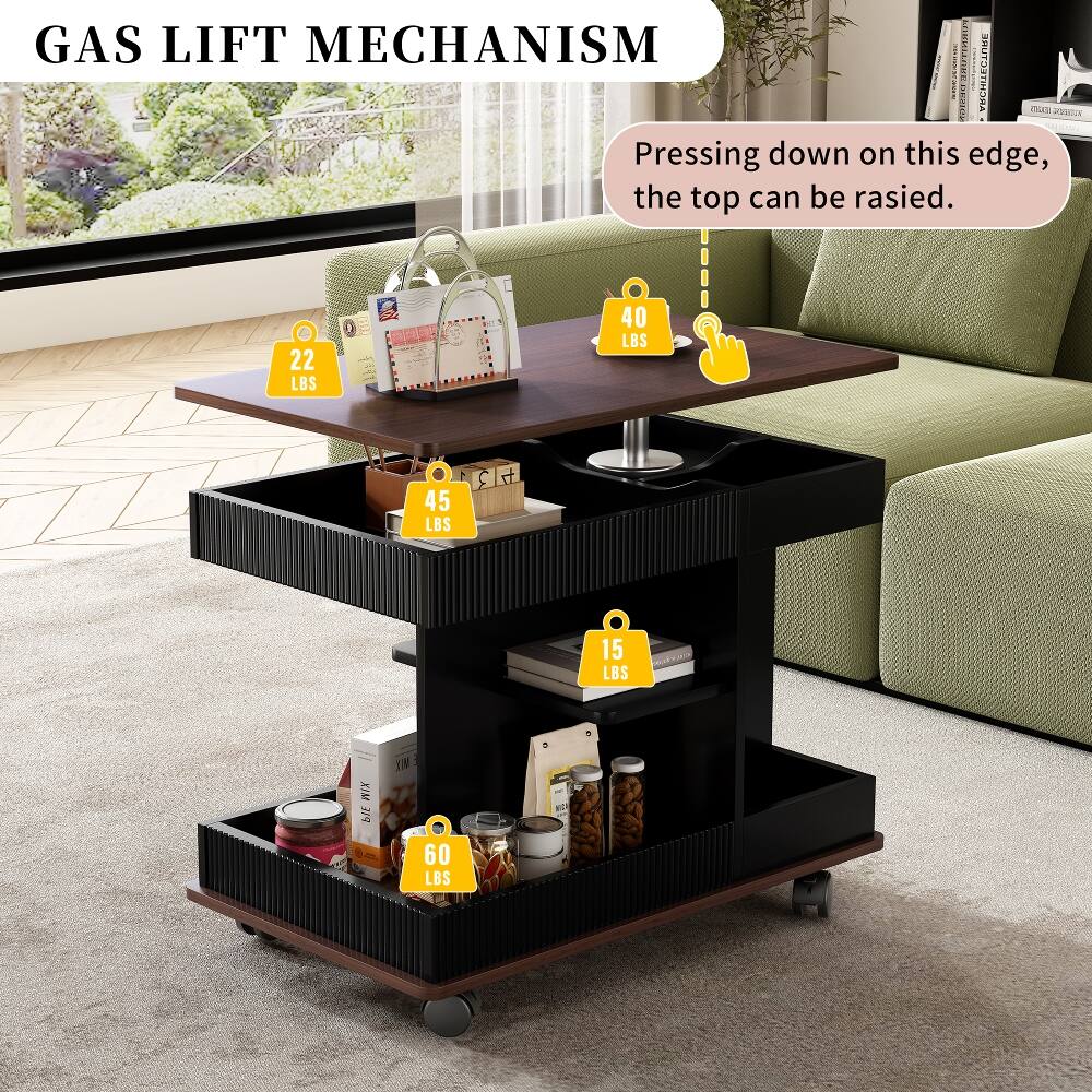 GAS LIFT MECHANISM

Pressing down on this edge, the top can be raised.

22 LBS
40 LBS
45 LBS
15 LBS
XIM 319
XIII 60 LBS
428