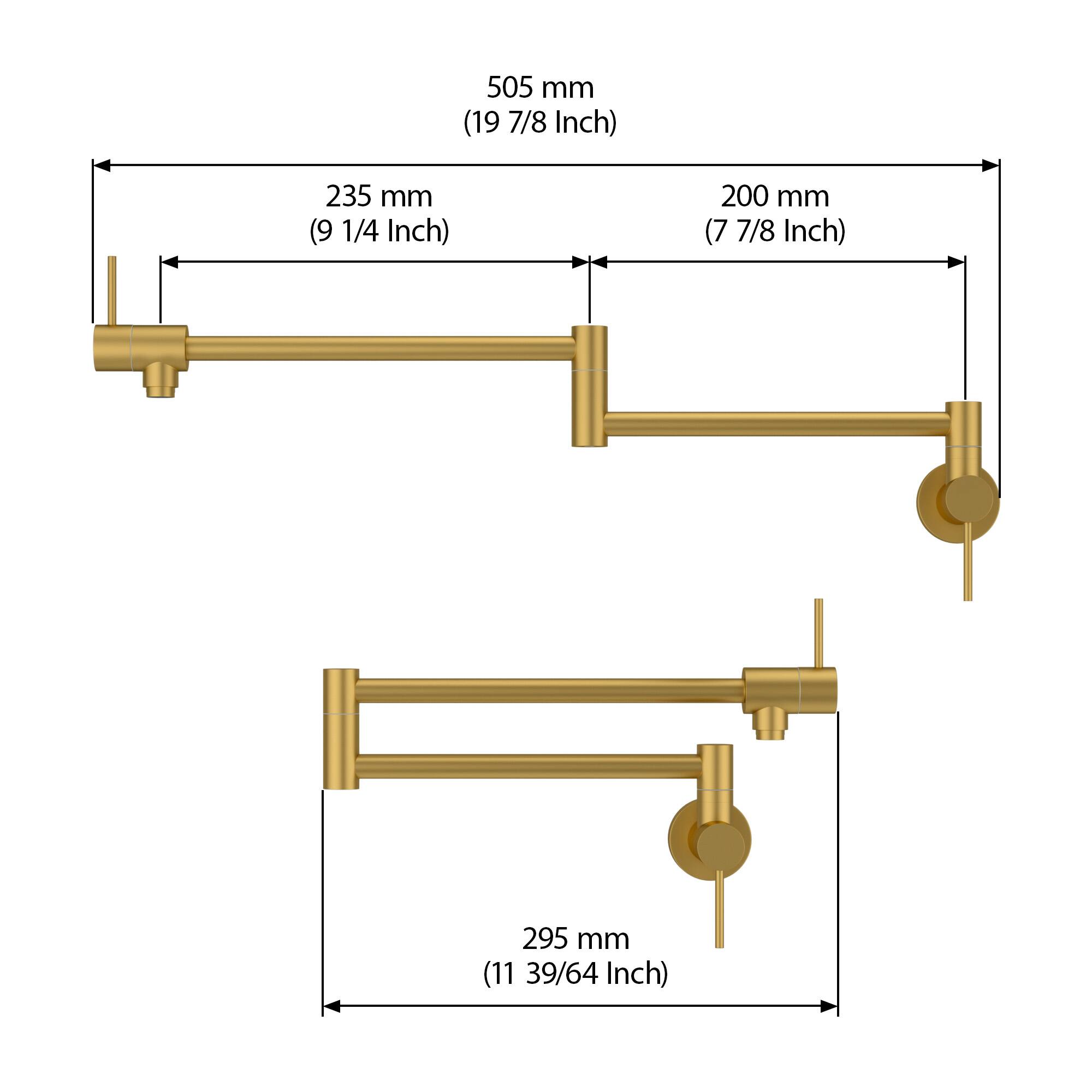 505 mm (19 7/8 Inch)  
235 mm (9 1/4 Inch)  
200 mm (7 7/8 Inch)  
295 mm (11 39/64 Inch)