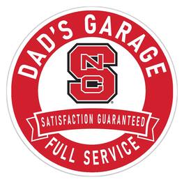 Fan Creations - NC State Wolfpack 16" Dad's Garage Wood Sign - Multicolor