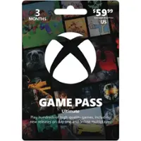 Microsoft - Xbox Game Pass Ultimate- 3 Month Membership - Front_Zoom