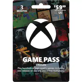 Microsoft - Xbox Game Pass Ultimate- 3 Month Membership