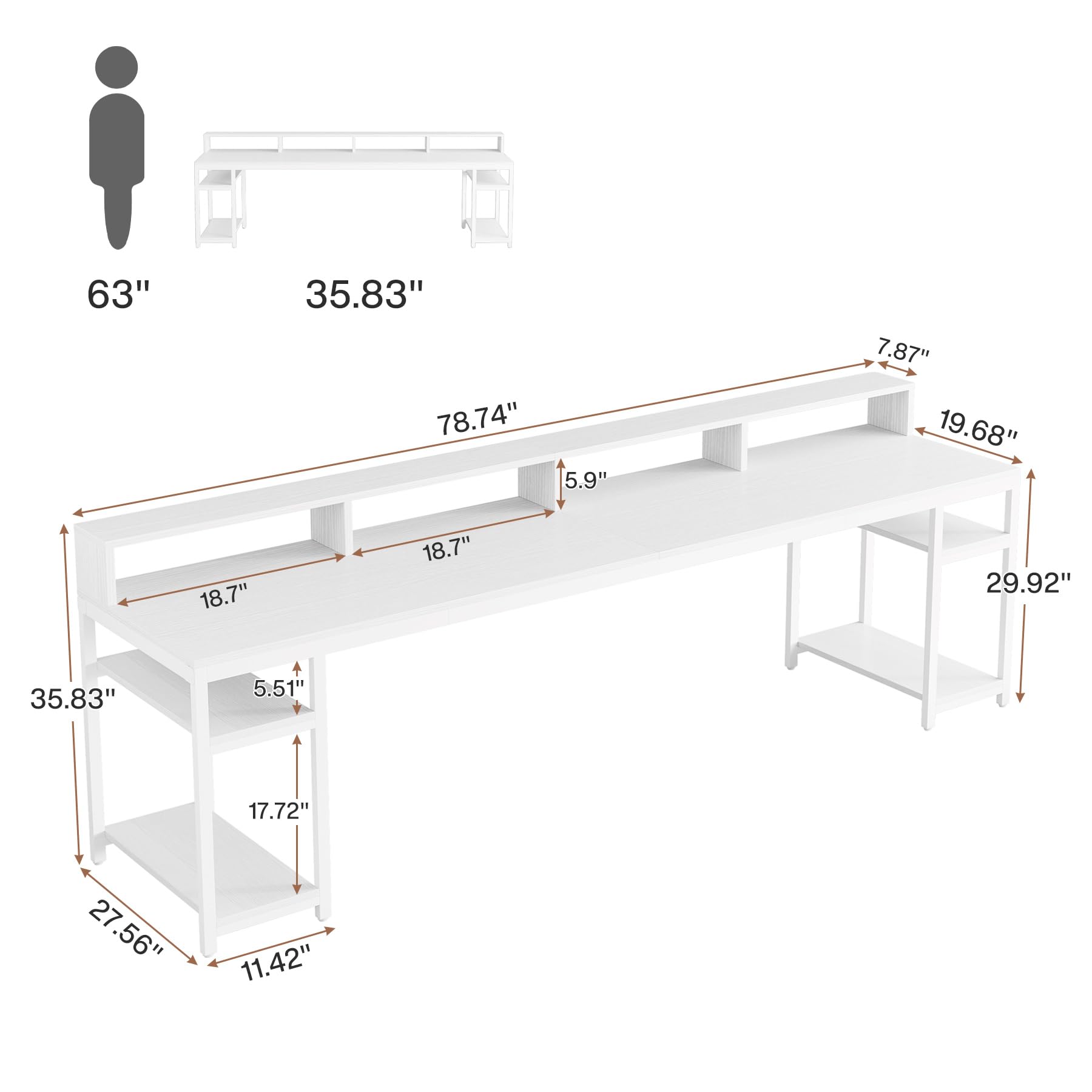 63"  
35.83"  
78.74"  
5.9"  
7.87"  
19.68"  
18.7"  
18.7"  
29.92"  
35.83"  
5.51"  
27.56"  
17.72"  
11.42"