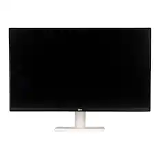 Front. LG - LG 27US500-W Ultrafine Monitor 27-Inch 4K UHD (3840x2160) HDR10 IPS Borderless Design Reader Mode Flicker Safe Switch Ap - White.