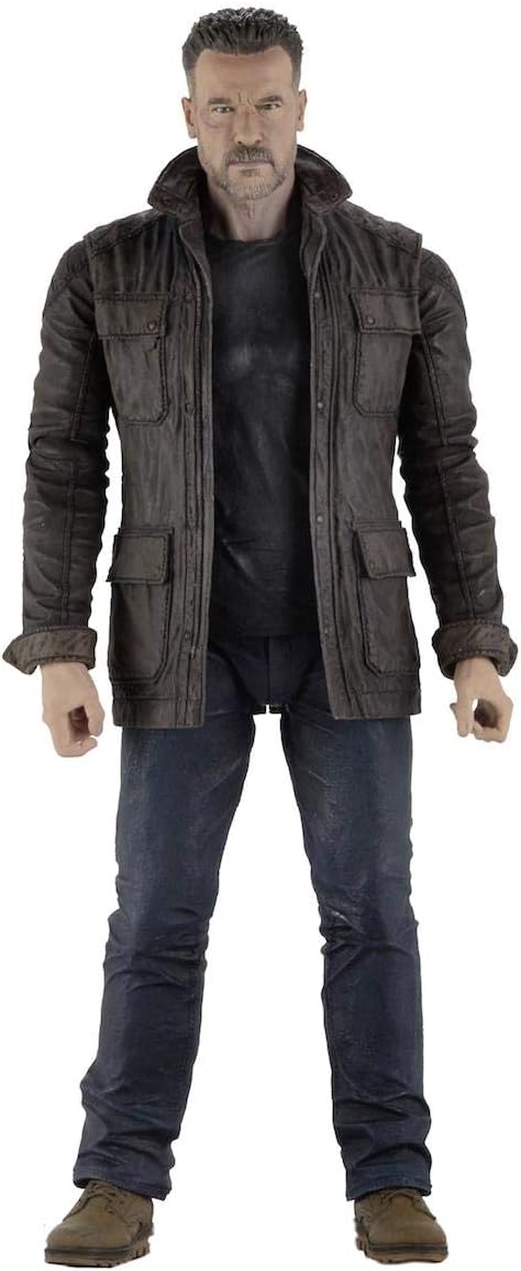 Alt View 1. NECA - NECA Terminator Dark Fate T-800 Ultimate Collectible Action Figure.