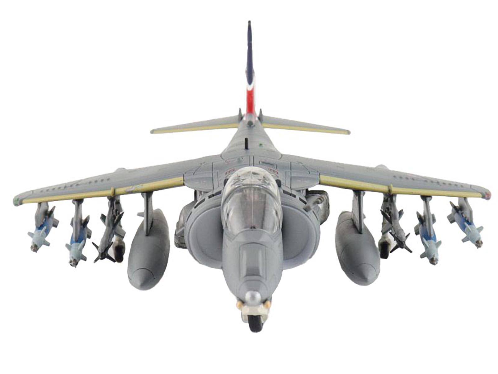 Alt View 1. Hobby Master - British Aerospace Harrier GR.9 "ZD406 Royal Navy Strike Wing RAF Cottesmore" 2009 RAF/Royal Navy "Air Power Series" 1/72 - Grey.