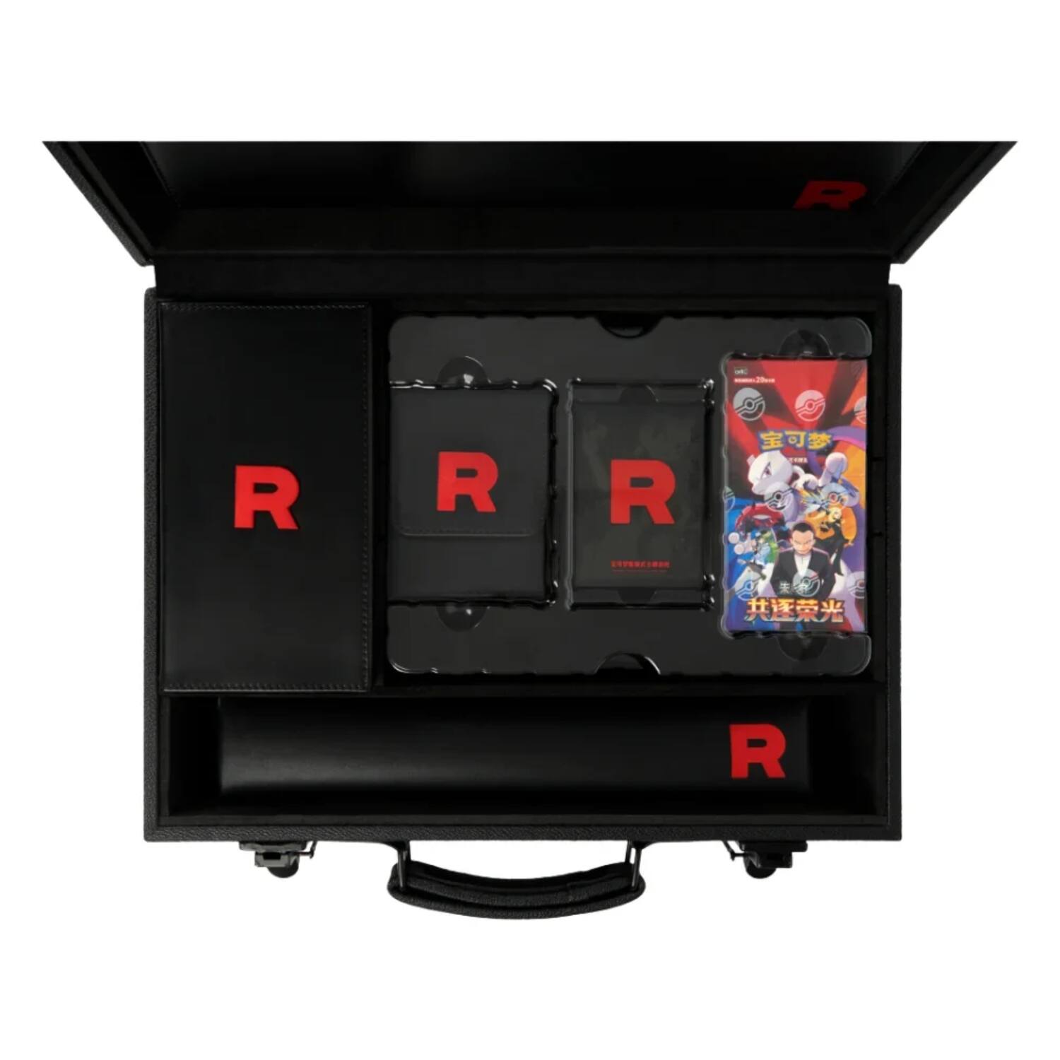 Angle. Pokémon - Pokemon TCG Simplified Chinese The Glory of Team Rocket Attache Case Set.