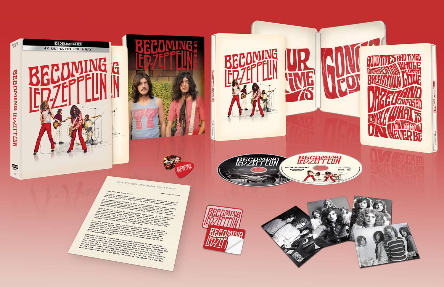 Becoming Led Zeppelin (Steelbook)   - 4K Blu-Ray [4K Ultra HD Blu-ray]