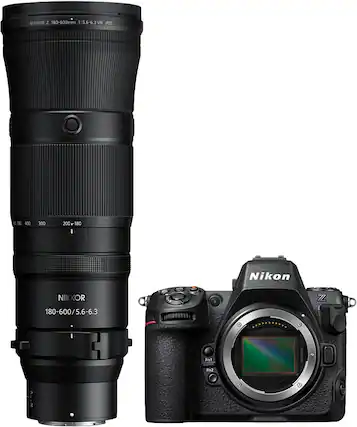 NIKKOR Z 180-600mm 1:5.6-6.3 VR
295
400 300 200 180
NIKKOR 180-600/5.6-6.3
Fn1 Fn2
Nikon