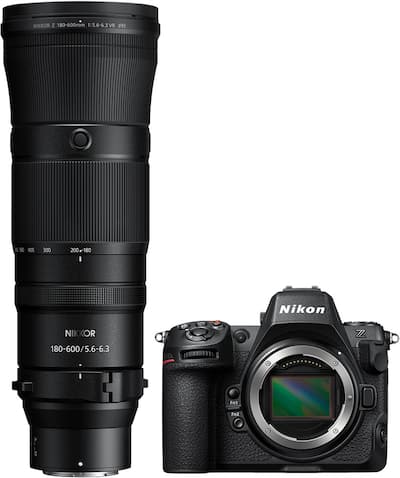 Nikon Z8 8K Video Mirrorless Camera 180 600mm Lens Kit Black 2045 Nikon Z8 8K Video Mirrorless Camera 180 600mm Lens Kit Black 2045