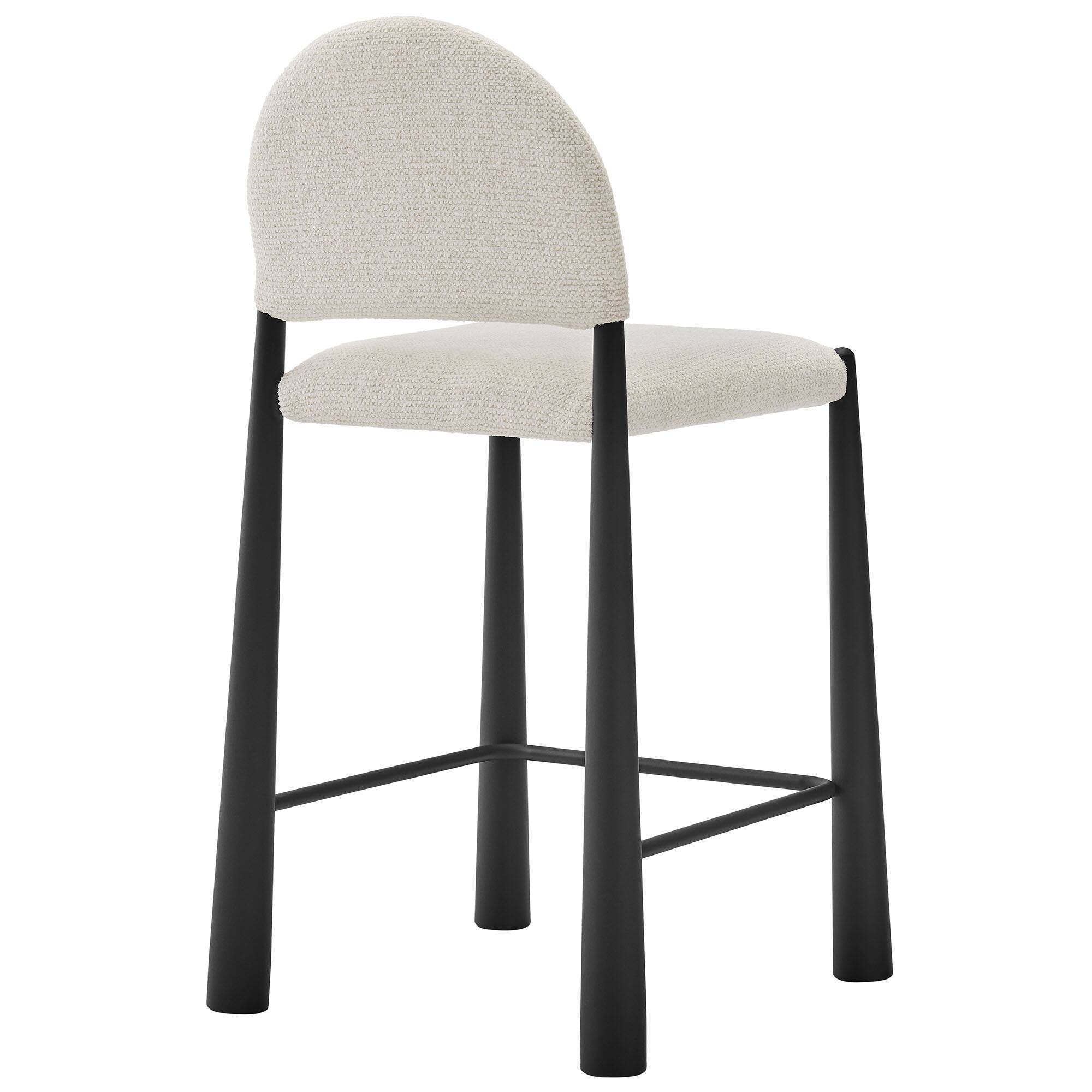 Alt View 2. Modway - Hayley Upholstered Fabric Counter Stool by Modway - 0.
