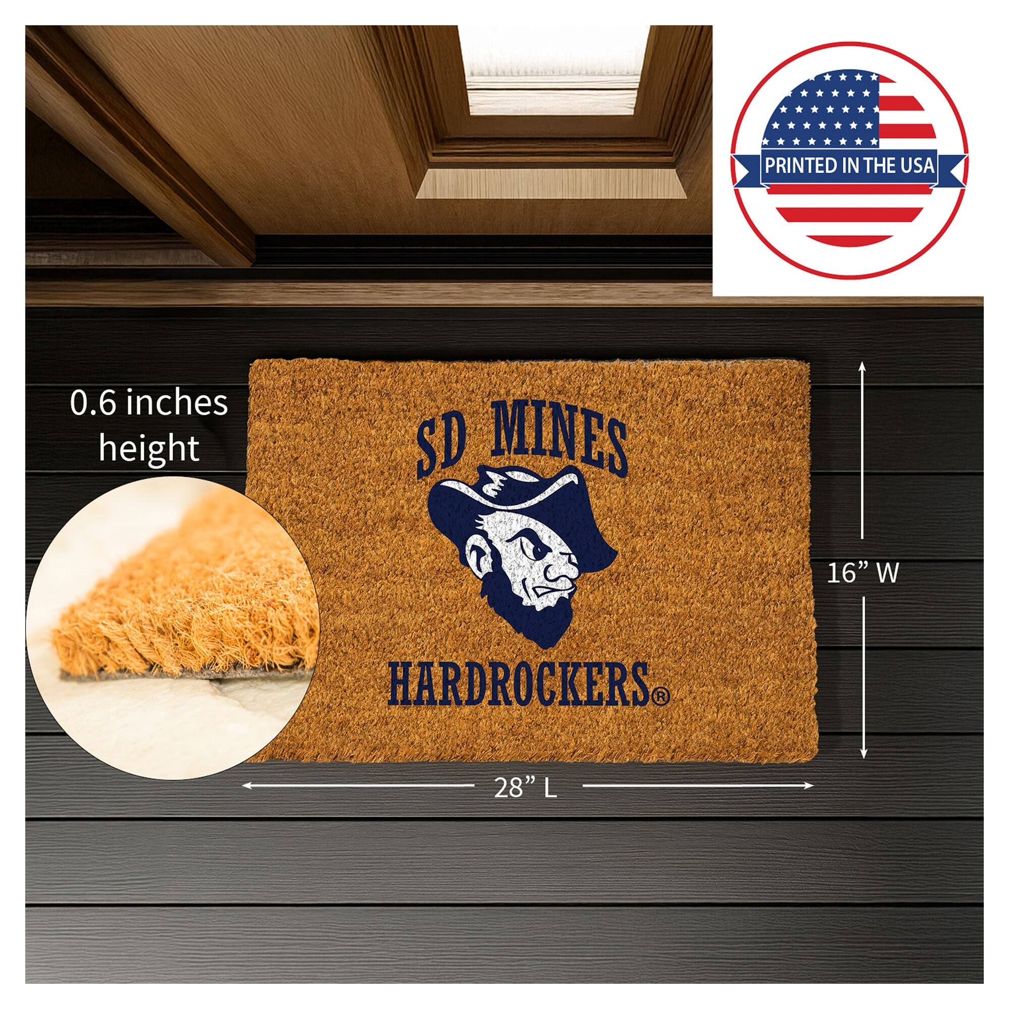 PRINTED IN THE USA

0.6 inches height

SD MINES

HARDROCKERS

16" W

28" L