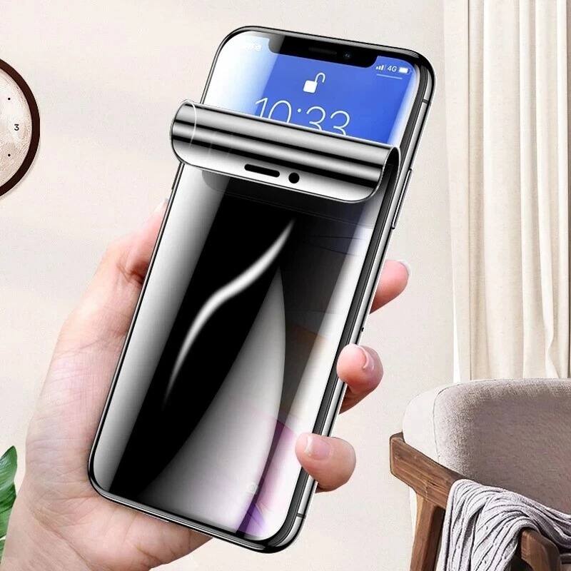 Alt View 7. Home Collection - 2 Pack Privacy Hydrogel Screen Protector for iPhone 17 Pro Anti Spy TPU Film - Transparent.