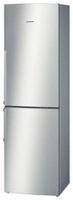 Bosch - 11.0 Cu. Ft. Counter-Depth Bottom-Freezer Refrigerator - Stainless steel - Front_Zoom