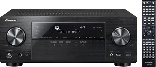 Pioneer - 1155W 7.2-Ch. Network-Ready 4K Ultra HD and 3D Pass-Through A/V Home Theater Receiver