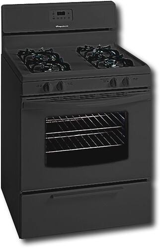 Angle Standard. Frigidaire - 30" Freestanding Gas Range - Black.