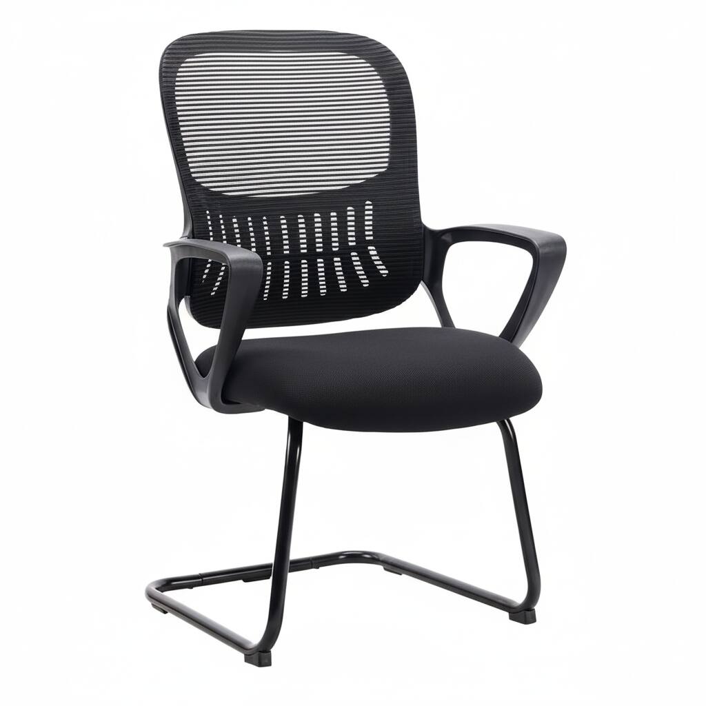 Front. AOITUN - Ergonomic Office Desk Chair with Sled Base - Comfortable and Durable for Daily Use - Black.