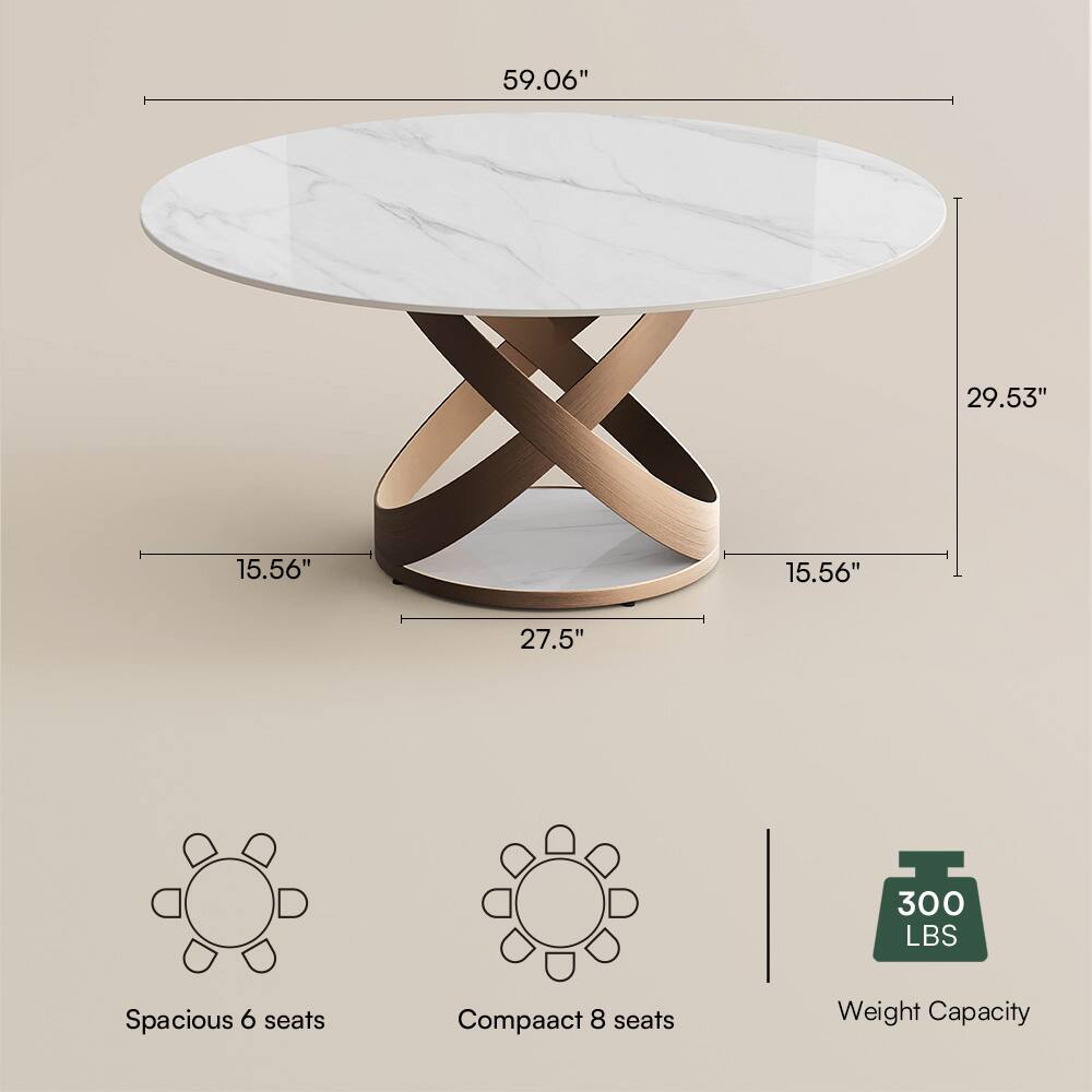 59.06" 29.53" 15.56" 15.56" 27.5" 300 LBS Spacious 6 seats Compact 8 seats Weight Capacity