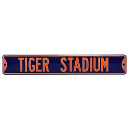 Authentic Street Signs - Detroit Tigers 6'' x 36'' Steel Street Sign - Multicolor