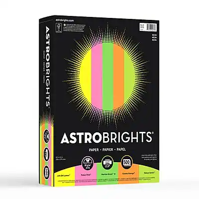 ASTROBRIGHTS
ASTROBRIGHTS
PAPER • PAPIER • PAPEL
500 sheets
500 hojas
500 feuilles