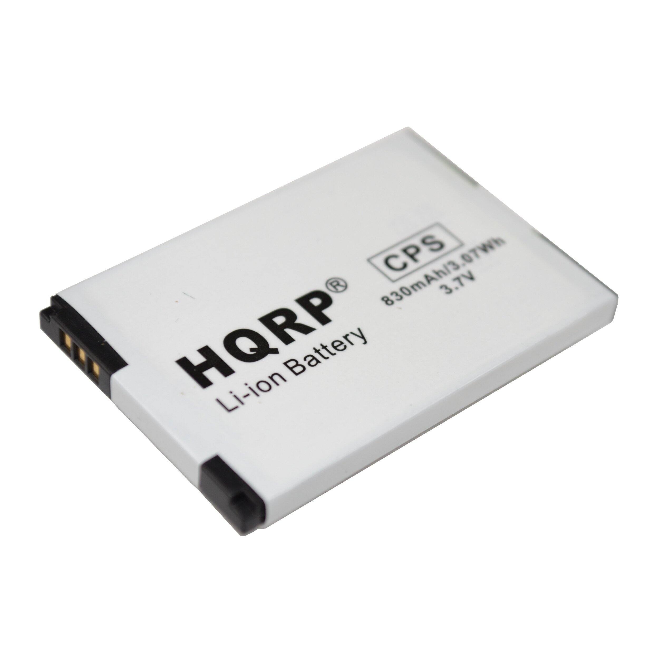 830mAh/3.07Wh  
CPS 3.7V  
HQRP Li-ion Battery