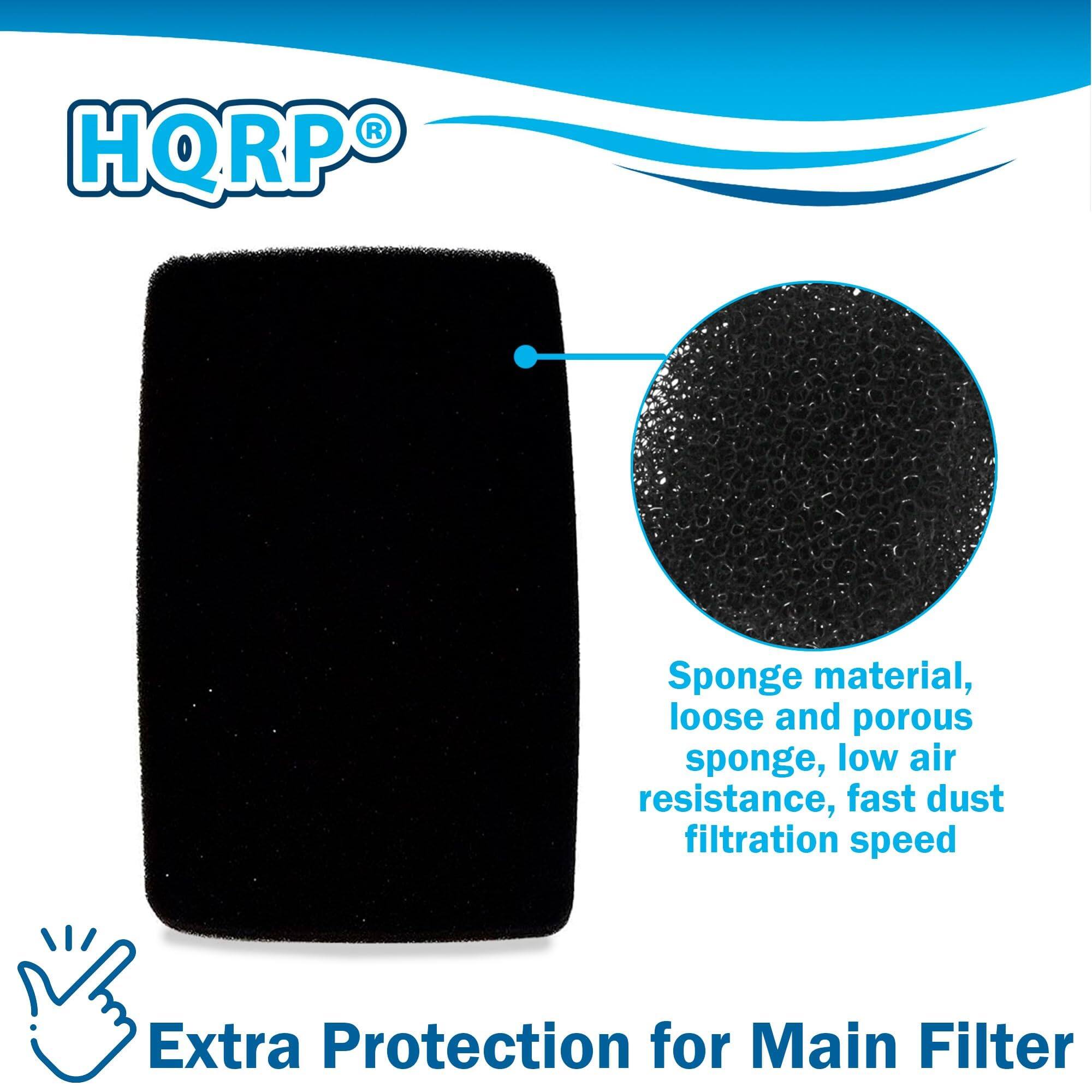 HQRP®

Sponge material, loose and porous sponge, low air resistance, fast dust filtration speed

Extra Protection for Main Filter