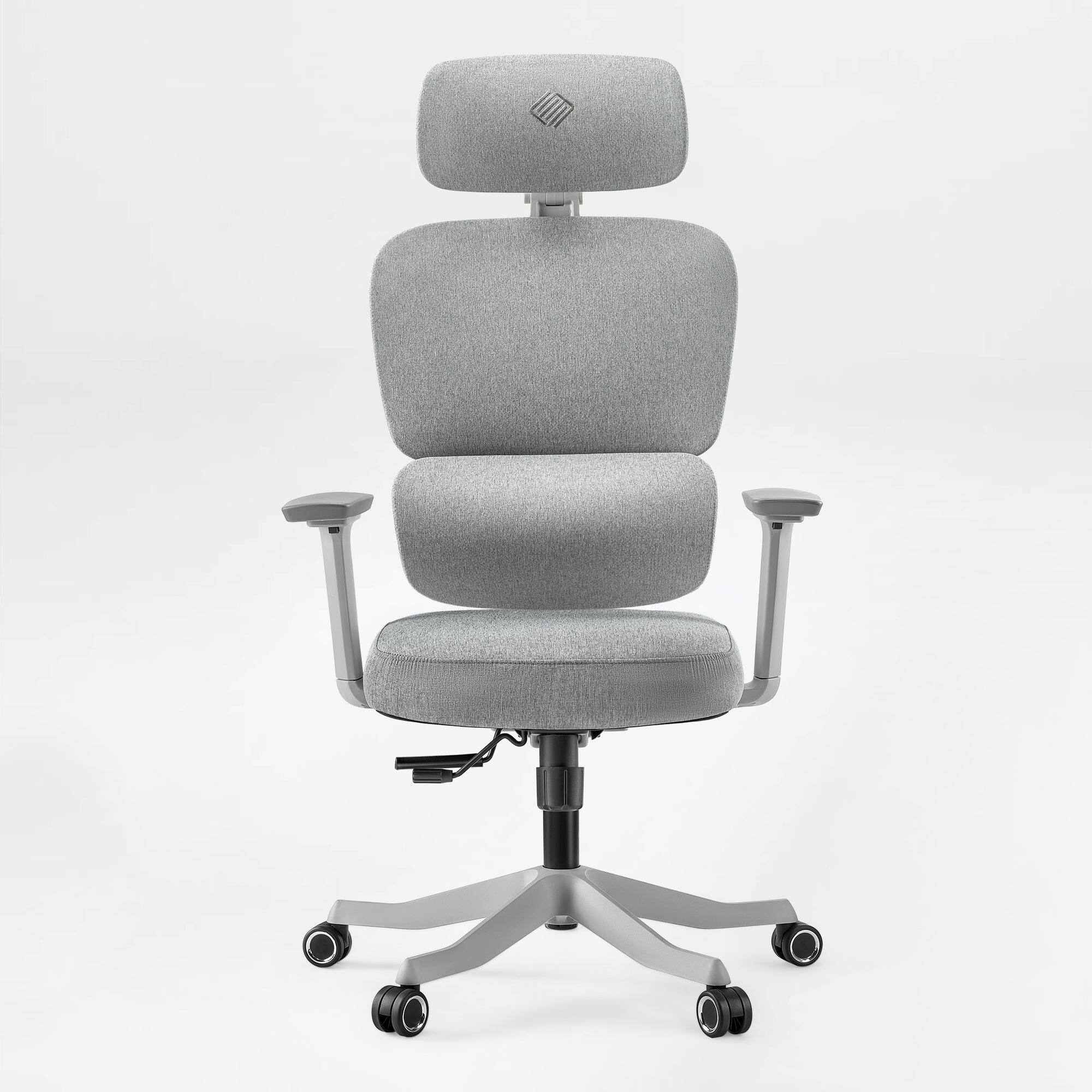 Alt View 9. Eureka Ergonomic - Ergonomic Gaming Chair with Adjustable Lumbar Support & 4D Headrest 3D Arms - Silver Gray.