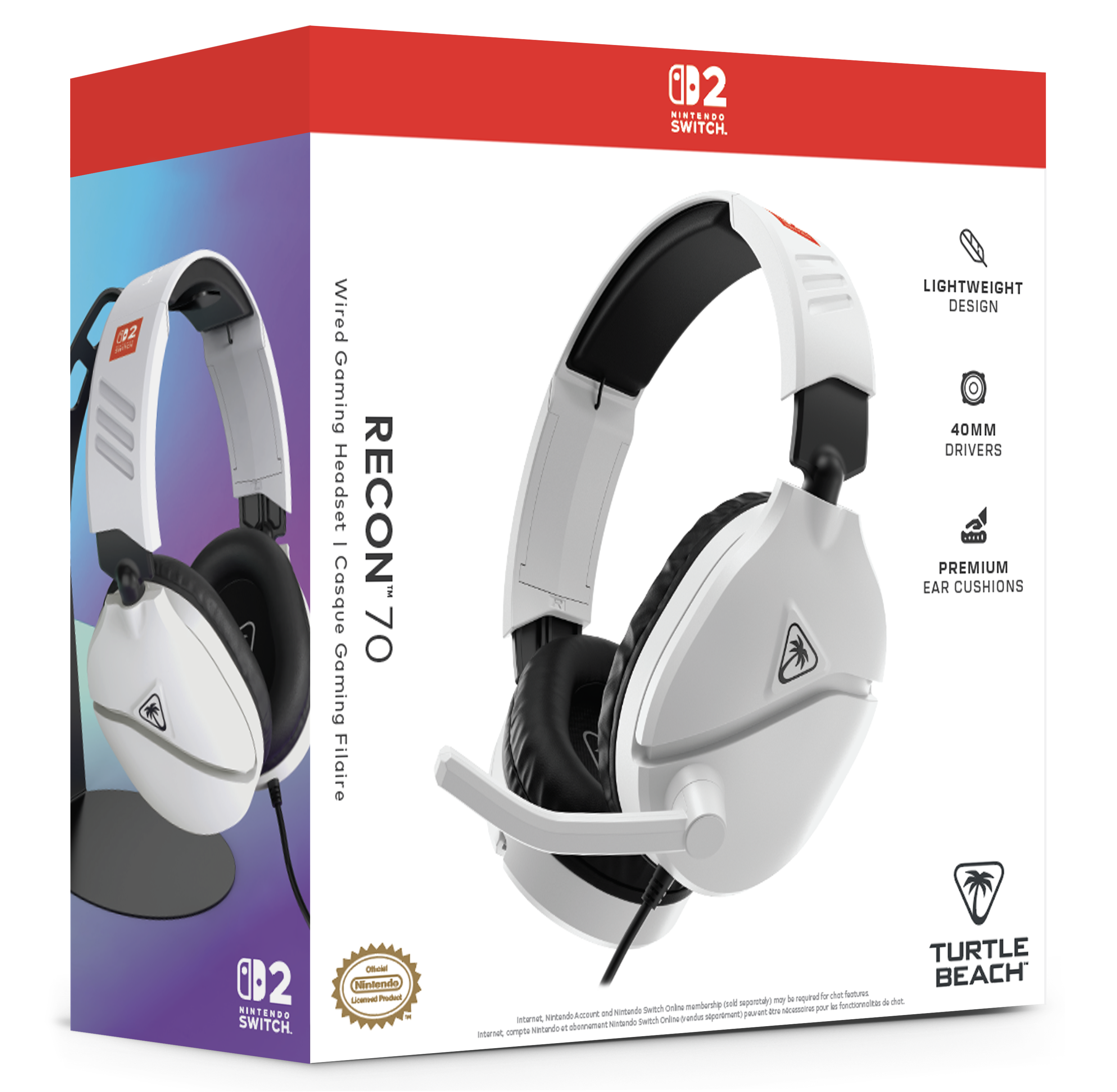 D2 HINTENDO SWITCH. 22 Wired Gaming Headset | Casque Gaming Filaire RECON"70 LIGHTWEIGHT DESIGN 40MM DRIVERS PREMIUM EAR CUSHIONS 0D2 SINTENDO SWITCH. -a Miniene Ceroal Pradan TURTLE BEACH quradle d chut ana pe - i a DE OAN manderatg oue i Undorote and nntando Swt - - - tandoktcave panoa spetnert pia nturmal evtndo Sel Dee natardo a dotument Itarta d