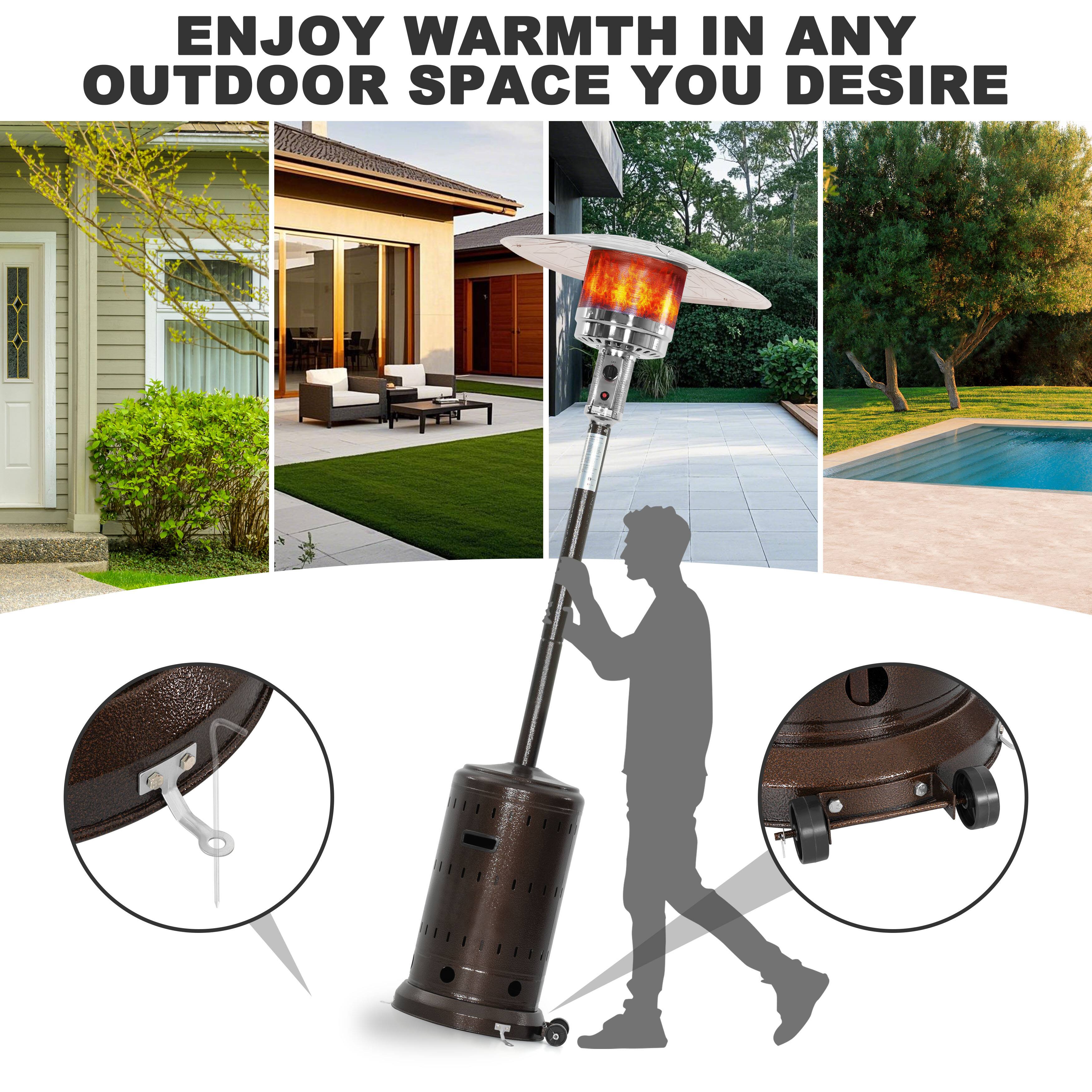 ENJOY WARMTH IN ANY OUTDOOR SPACE YOU DESIRE