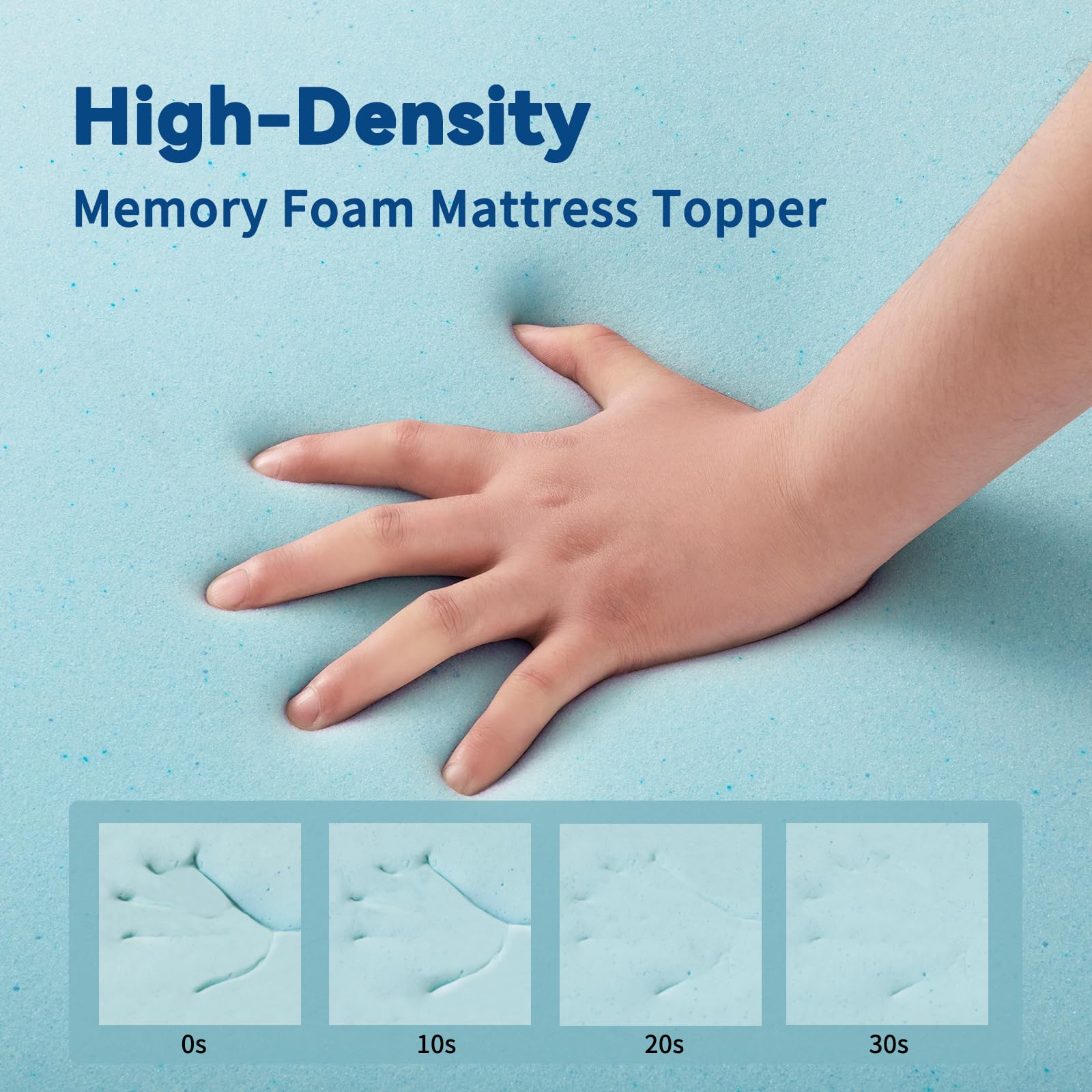 High-Density Memory Foam Mattress Topper

0s 10s 20s 30s