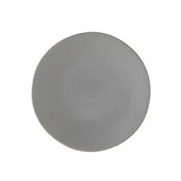 Fortessa - Vitraluxe Dinnerware Heirloom Dinner Plate, 10.75-Inch, Set of 4 - Smoke