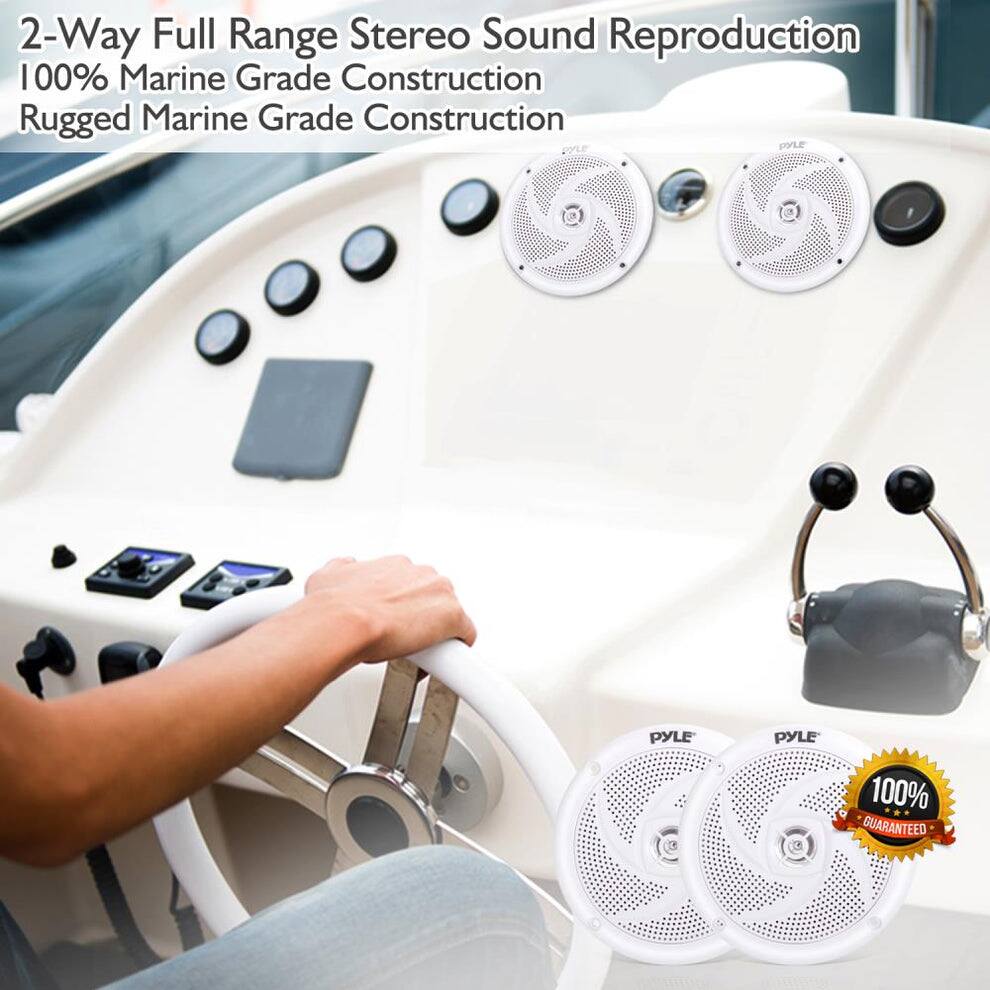 2-Way Full Range Stereo Sound Reproduction  
100% Marine Grade Construction  
Rugged Marine Grade Construction  

100% GUARANTEED