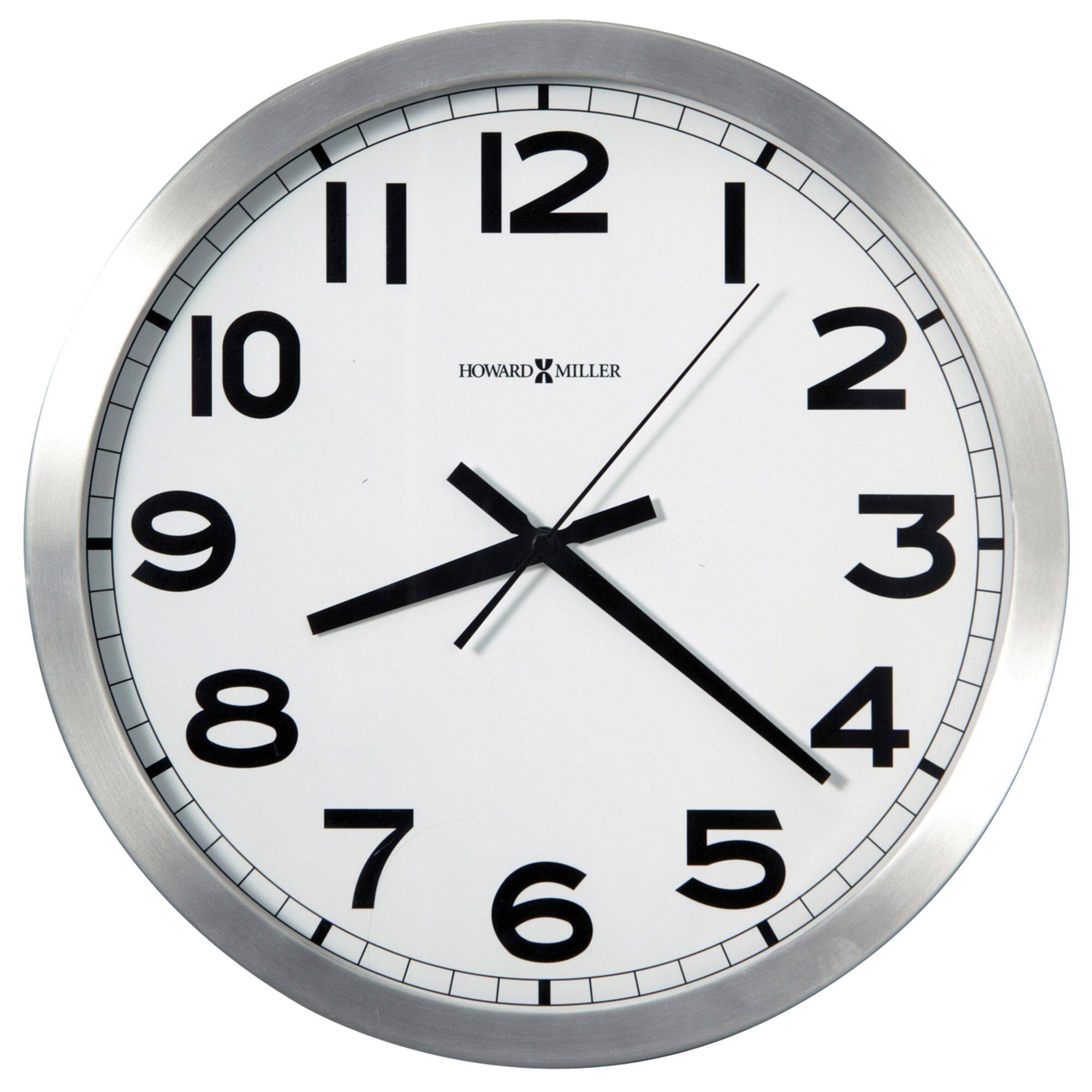 Howard Miller - 625450 Spokane Wall Clock 625450 - Silver