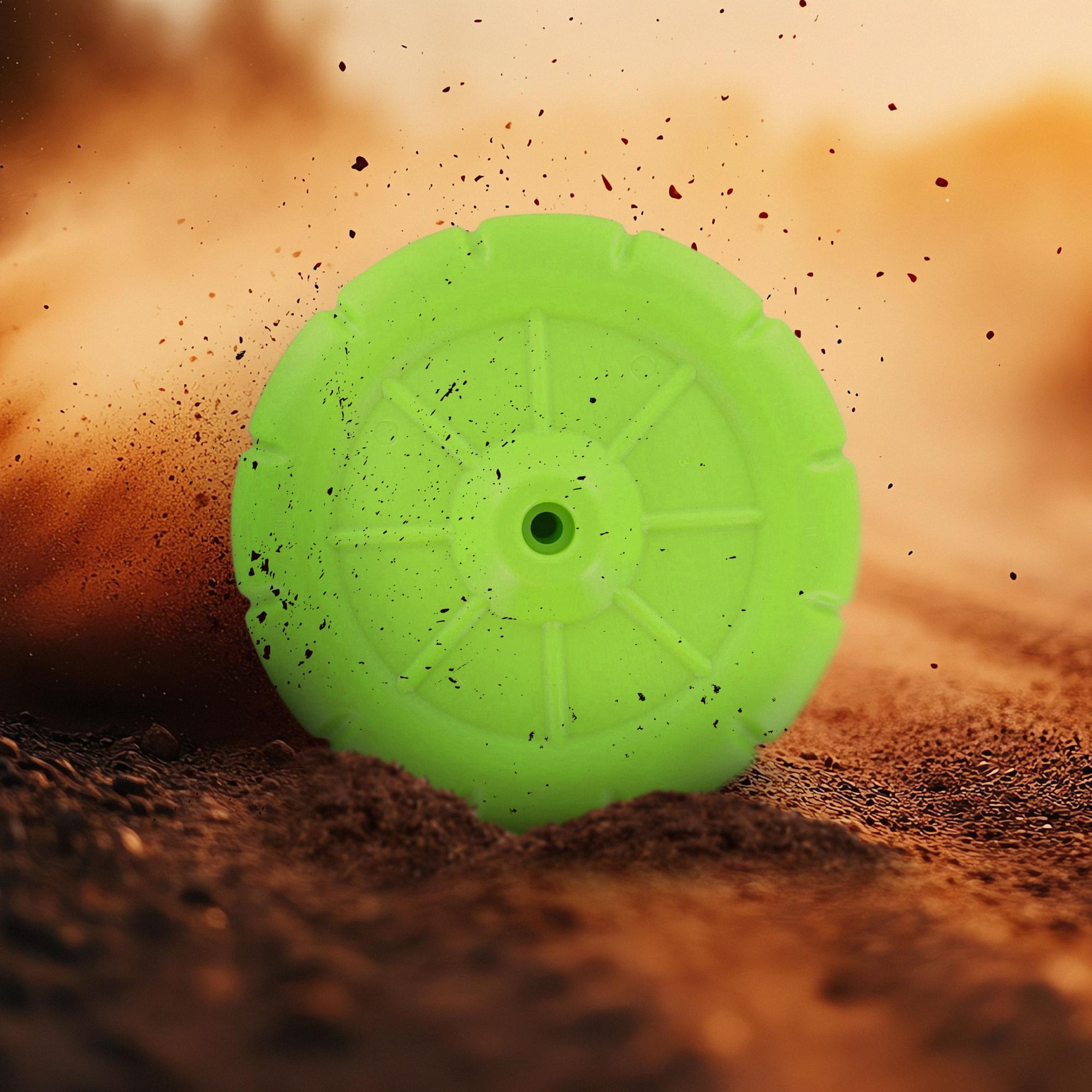 Alt View 1. Opportunity Mart - Big Wheel Replacement Part | Green Back Wheel - Green.