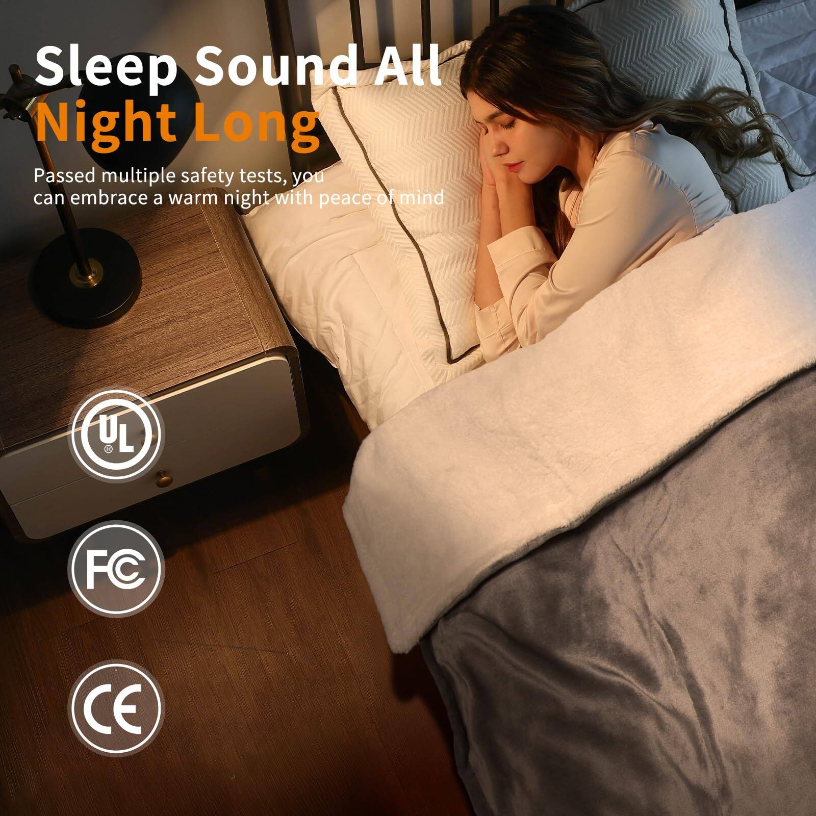 Sleep Sound All Night Long

Passed multiple safety tests, you can embrace a warm night with peace of mind

UL
FC
CE