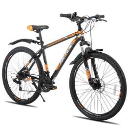 HILAND - H200 26" Mountain Bike for Men Women - Multi-Spokes Wheel - Orange