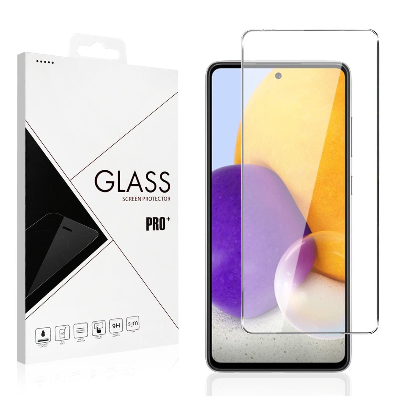 Reiko - 2.5D Super Durable Glass Samsung Galaxy A72 In - Clear