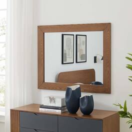 Dylan Mirror by Modway - Walnut