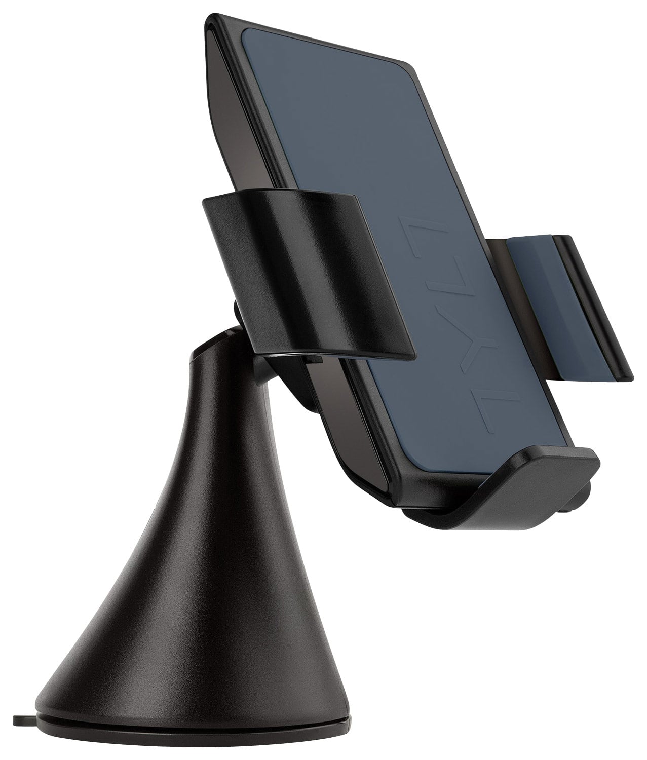 Front. TYLT - VÜ Wireless Charging Vehicle Mount - Gray.