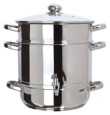 Euro Cuisine - Stainless-Steel Stovetop Steam Juicer - Stainless-Steel