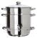 Angle. Euro Cuisine - Stainless-Steel Stovetop Steam Juicer - Stainless-Steel.