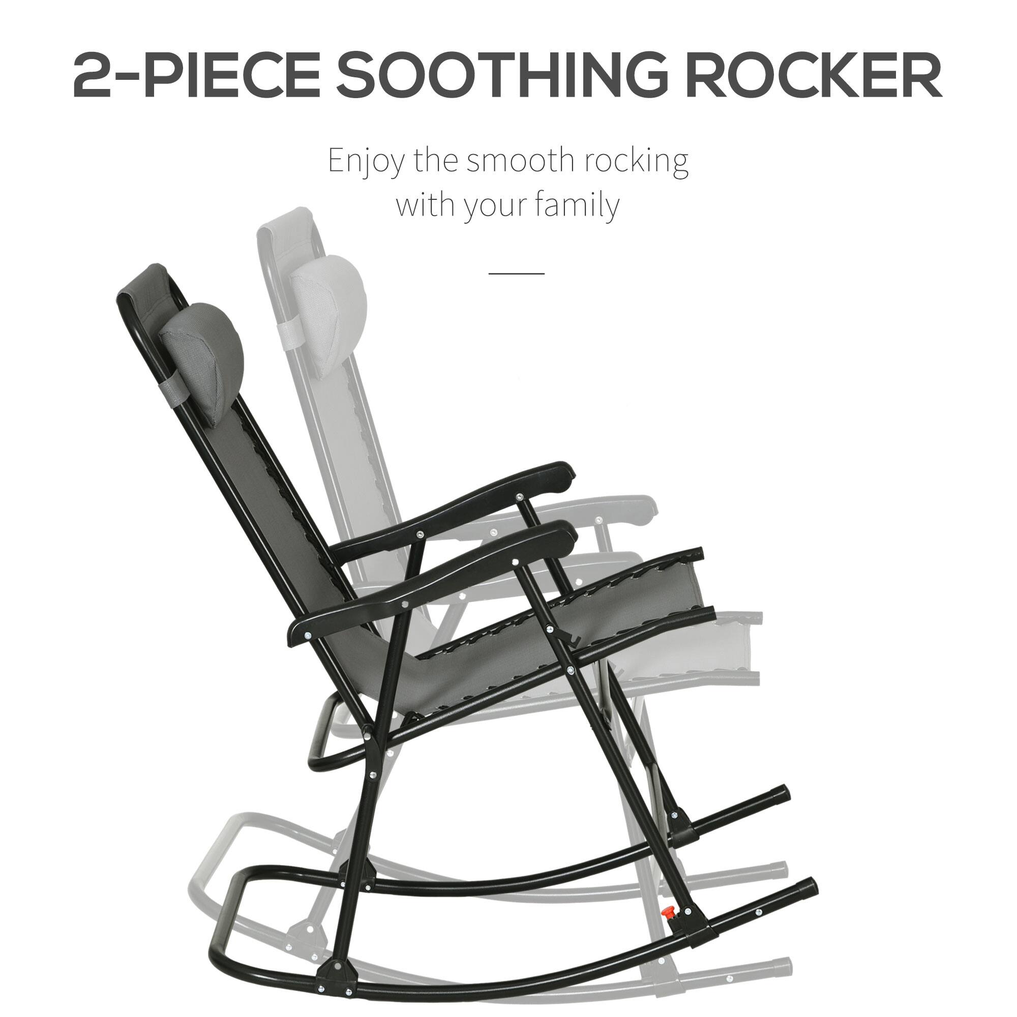 2-PIECE SOOTHING ROCKING CHAIR

Enjoy the smooth rocking with your family
