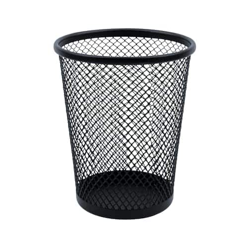 Vulpecula Spade - Desk Pencil Pen Holder, Wire Mesh Pen Cup Holder for Desk Organizer and Office Desk Accessories (6 Pack)