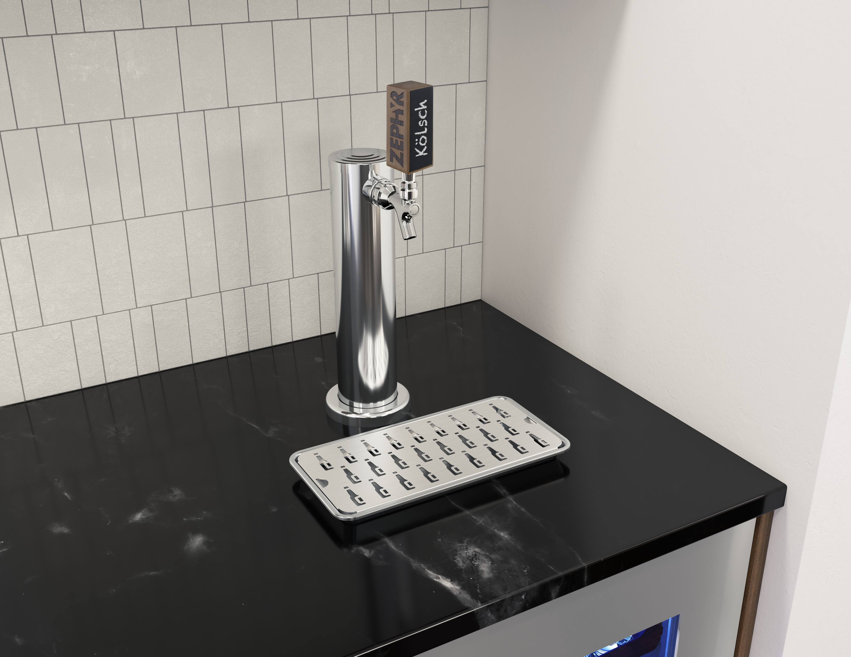 The text on the image reads "ZEPHR Kitchen Faucet."