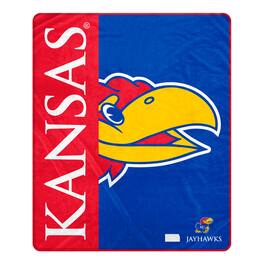 Pegasus - Kansas Jayhawks 50" x 60" Endzone Ultra Soft Throw Blanket - Multicolor