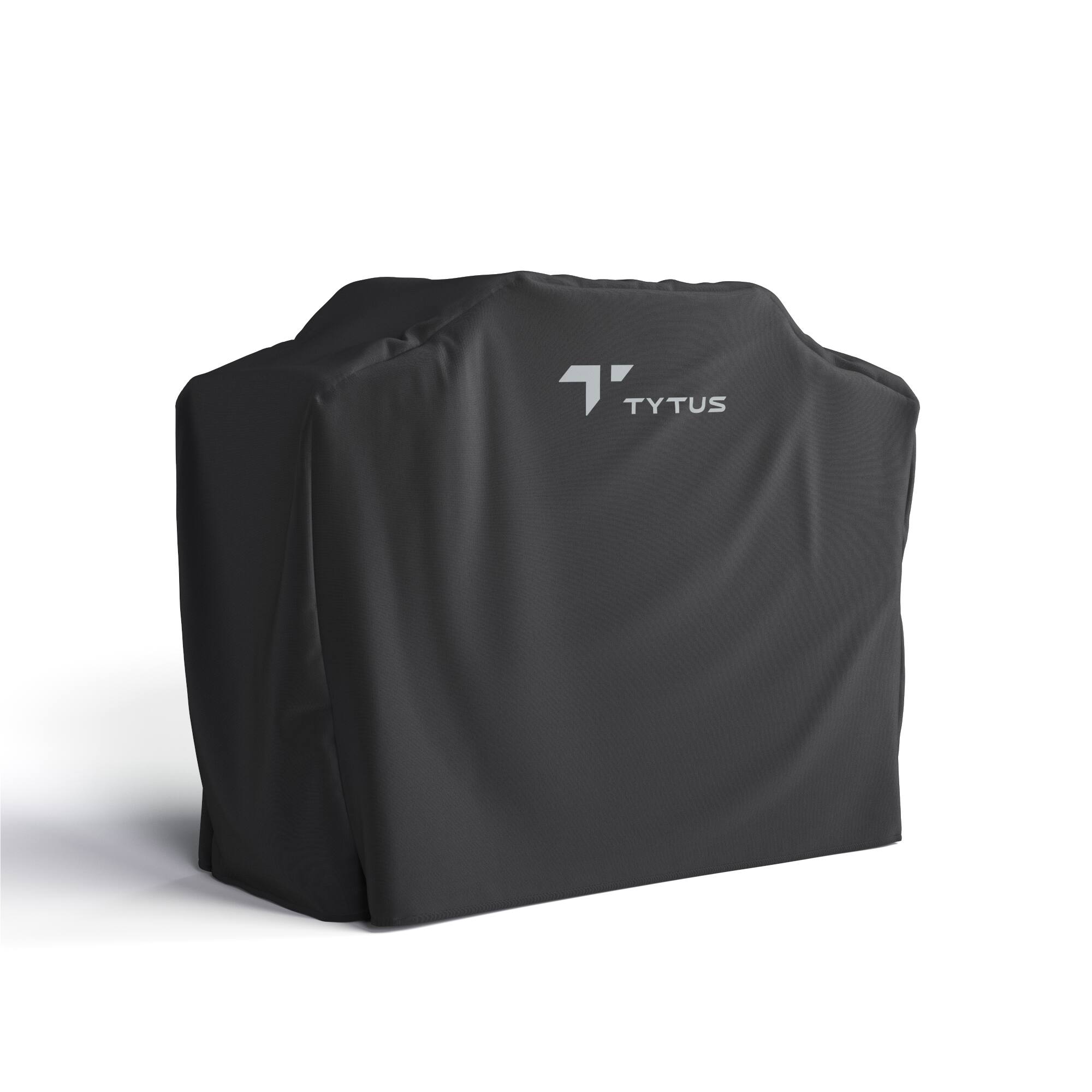 Angle. TYTUS Grills - TYTUS Emberwood Cover for Grill and Prep Cart with Grill - Black.