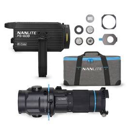 NANLITE - FS-60B LED Studio Spotlight and FM Mount Projection Attachment Bundle