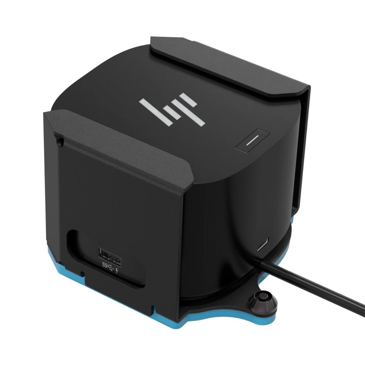 Alt View 7. RackSolutions - RackSolutions Secure Wall Mount H07 for HP ThunderBolt G4 Docking Station - Black.