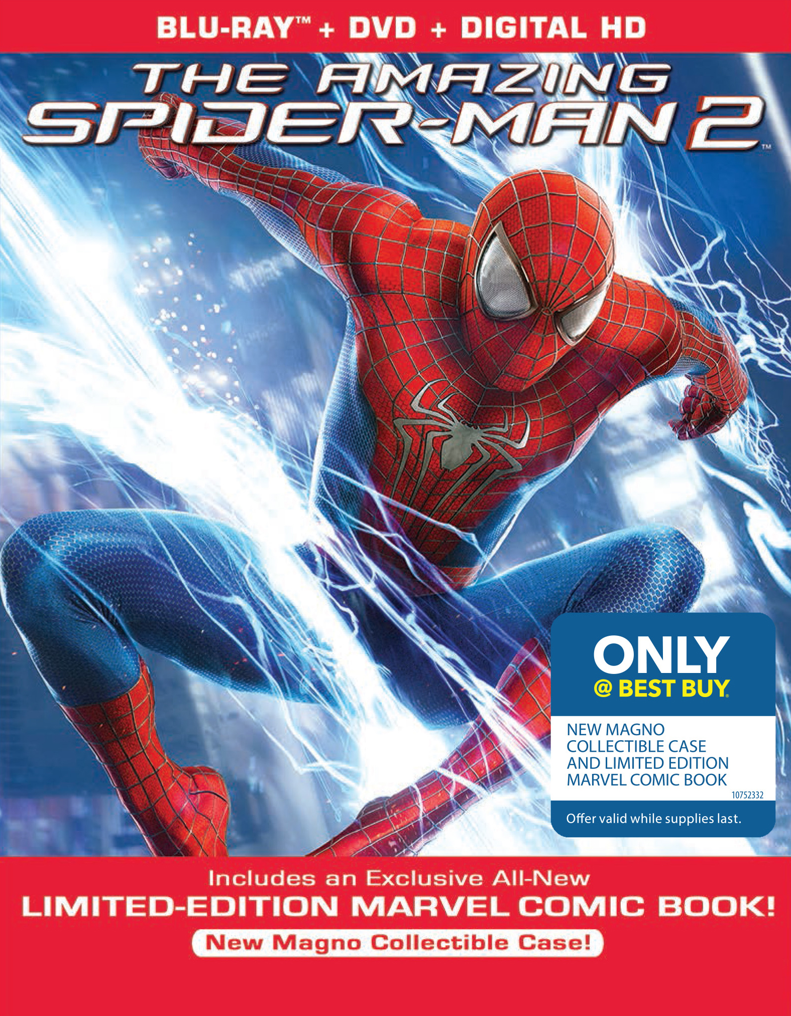 The Amazing Spider-Man 2 [Blu-ray/DVD] [Only @ Best Buy] [Comic Book]  [2014] - Best Buy